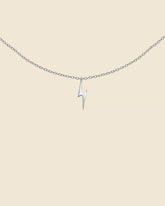 Sterling Silver Lightning Bolt Necklace