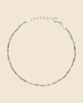 Sterling Silver Twisted Chains Anklet