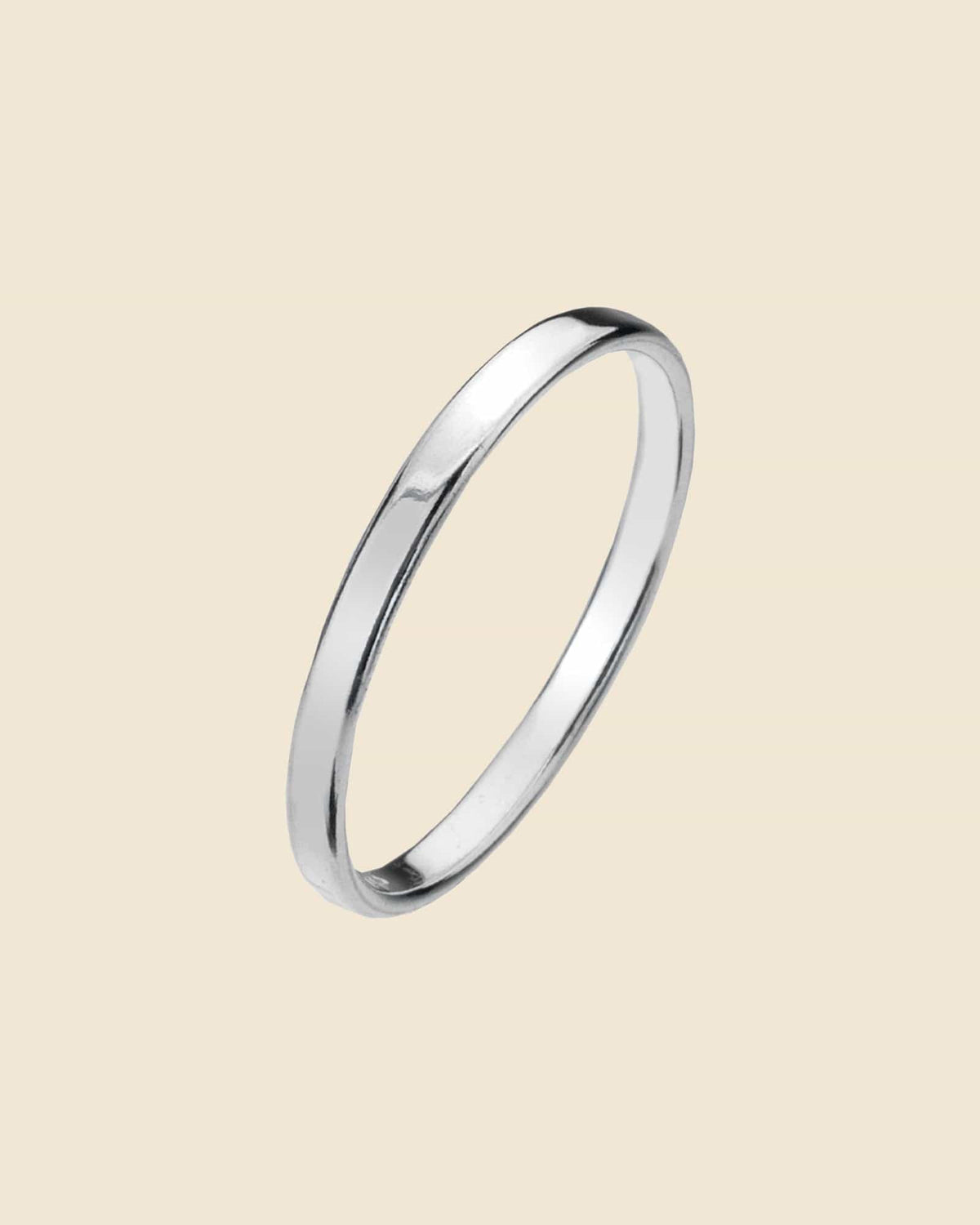 Sterling Silver 1.5mm Flat Band Ring