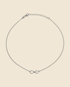 Sterling Silver Infinity Twist Necklace