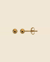 Gold Plated 4mm Ball Studs
