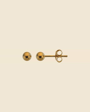Gold Plated 4mm Ball Studs