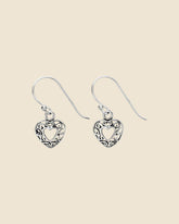 Sterling Silver Dainty Heart Drops