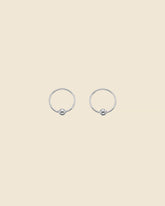 Sterling Silver 10mm Ball Hoops