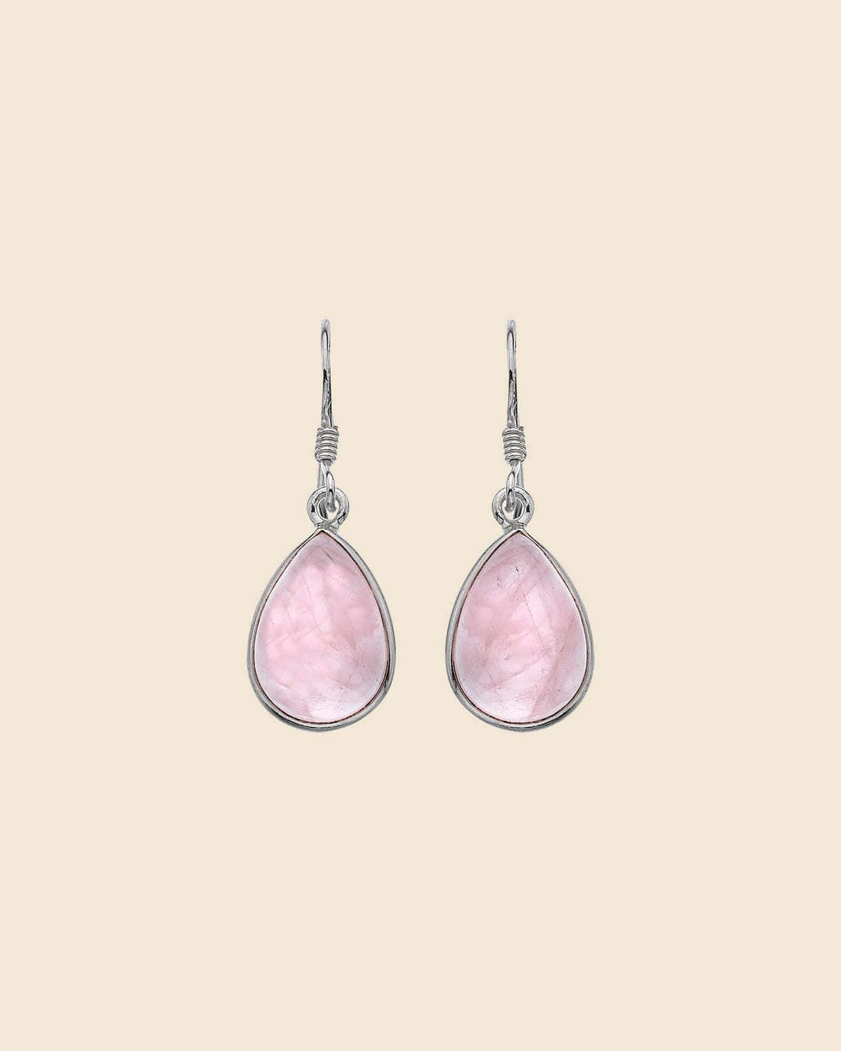 Sterling Silver and Gemstone Pear Drop Earrings