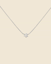 Sterling Silver Mini Snowflake Necklace
