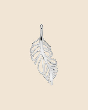 Sterling Silver Feather Pendant