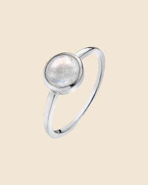 Sterling Silver Simple Gemstone Ring