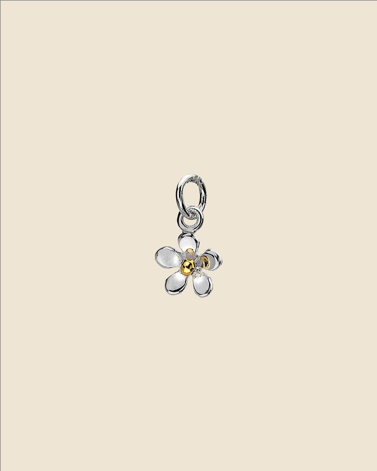 Sterling Silver Tiny Flower Pendant