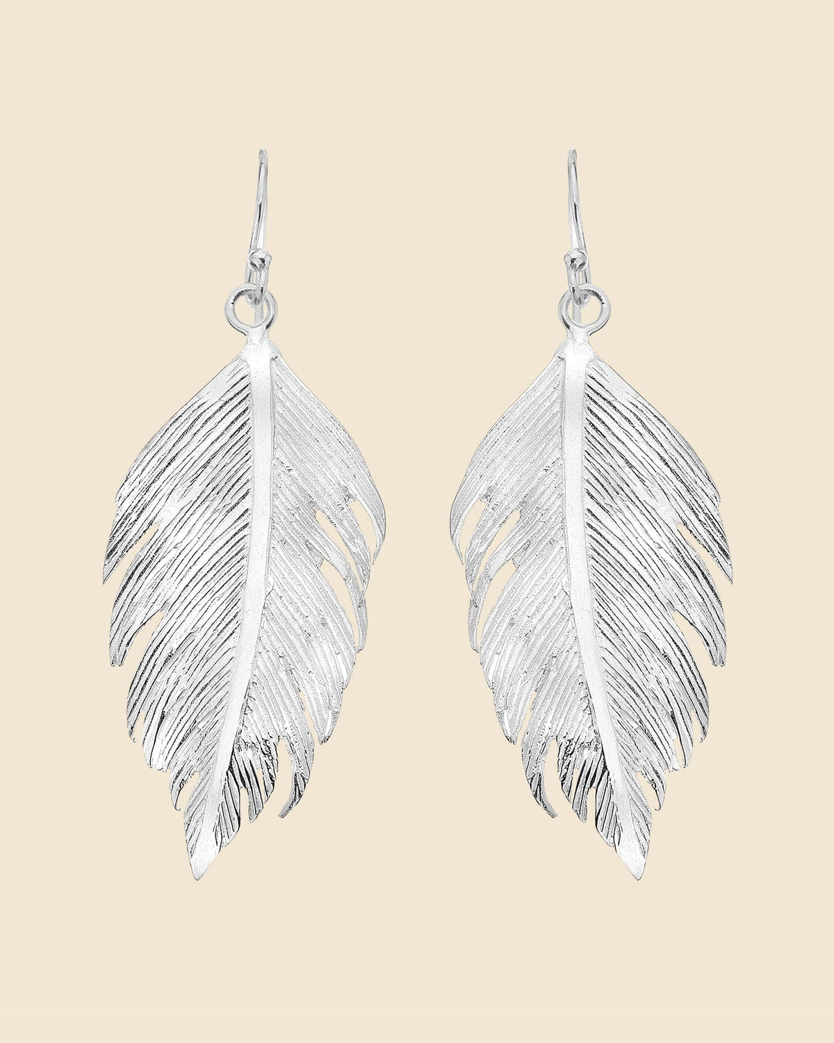 Elli Earrings Women Feather Pendant Trend with Crystals in 925 Sterling Silver Elli Earrings Women Feather Pendant Trend with Crystals in 925 Sterling Silver