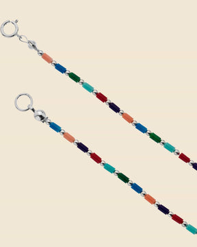 Multicolour Tube Bead Navajo Necklace