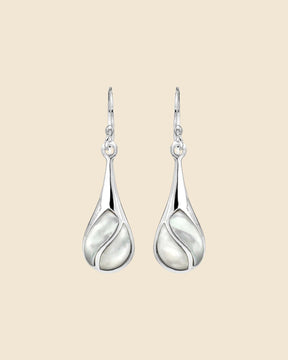 Sterling Silver and Gemstone Droplet Earrings