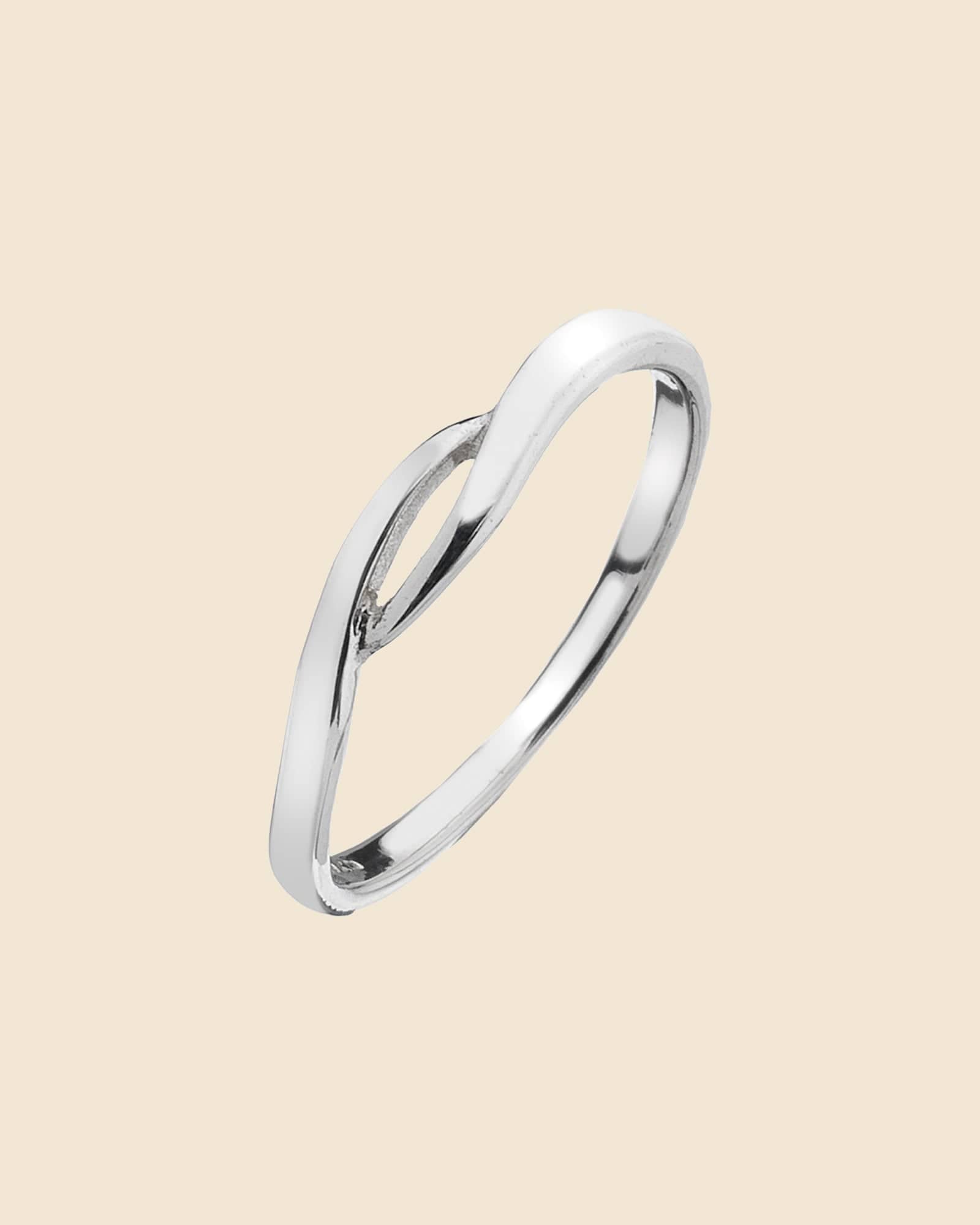 Loop Rings In Silver Sterling Silver Tiny Loop Ring