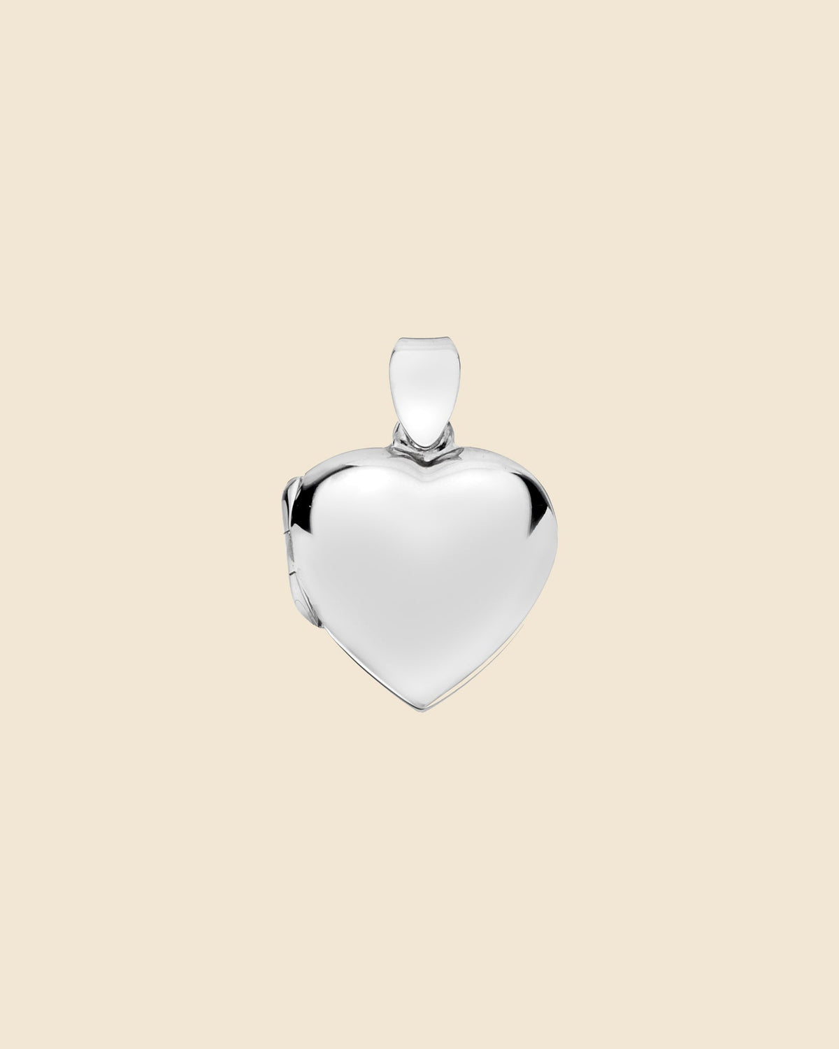 Sterling Silver Plain Heart Locket