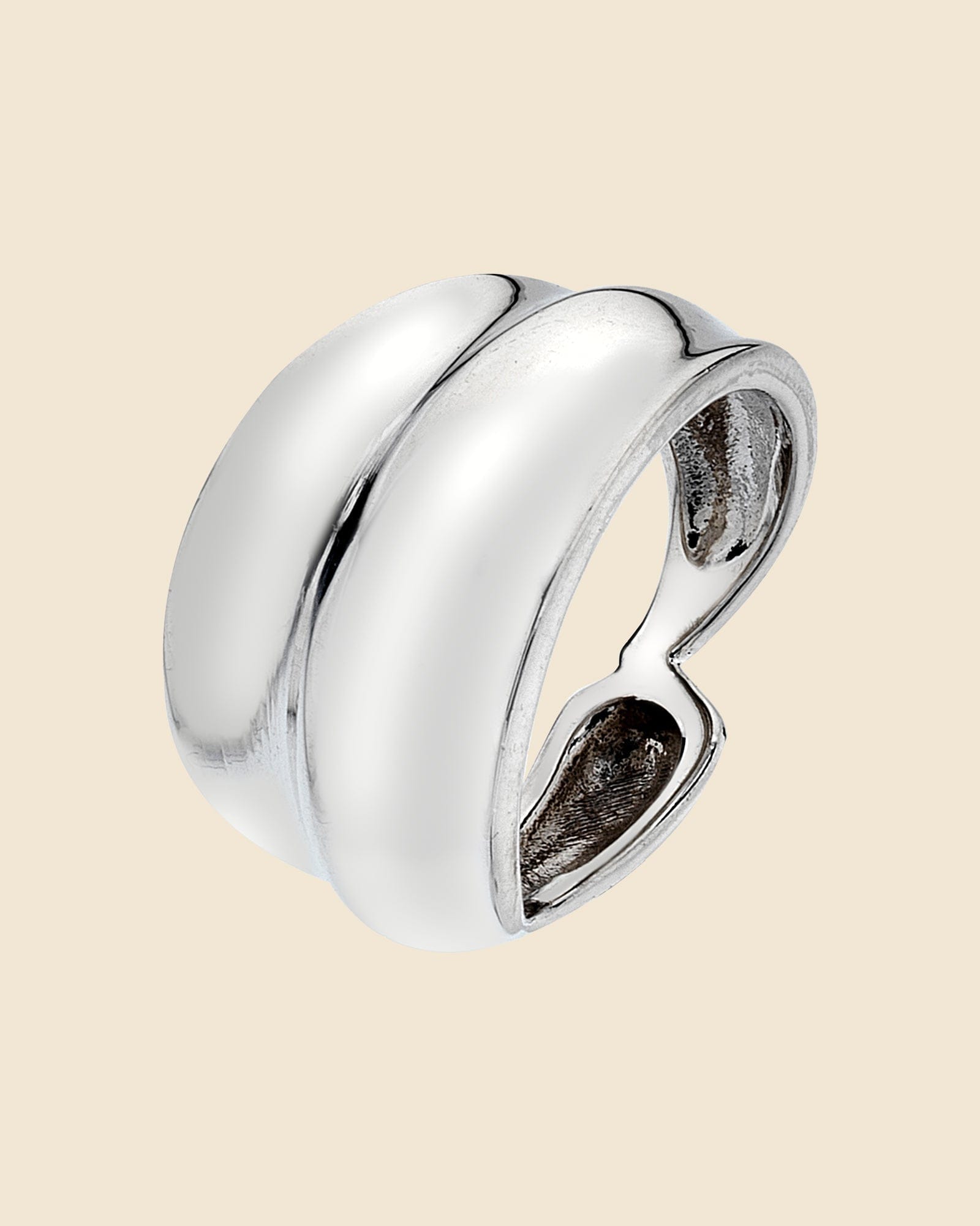 Sterling Silver Abstract Wrap Ring