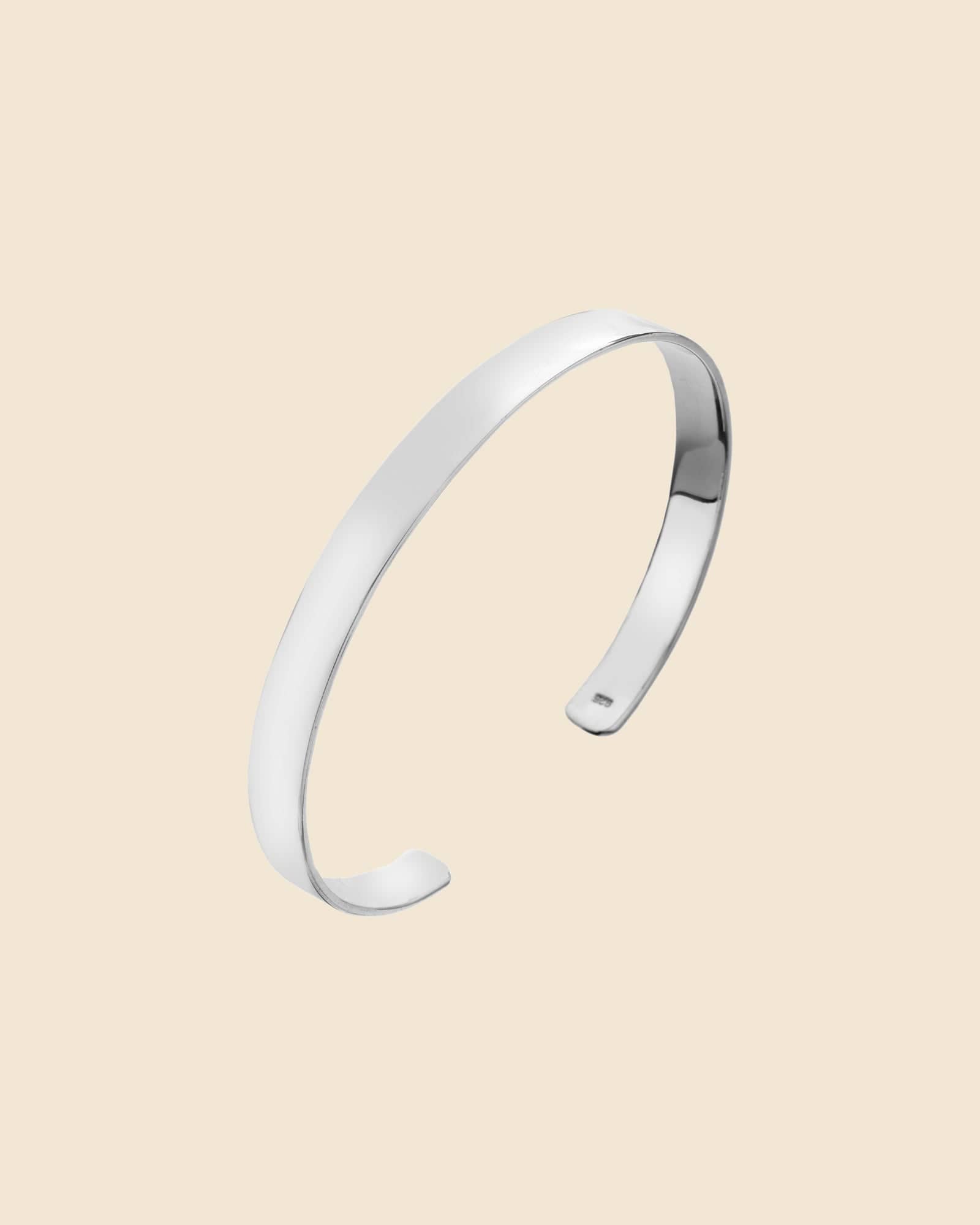 Sterling Silver Band Cuff (7mm)