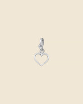 Sterling Silver Mini Cut-Out Heart Pendant