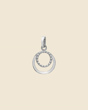 Sterling Silver Double Circle Pendant