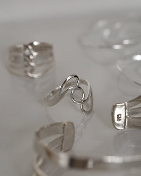 Sterling Silver Open Wiggle Ring