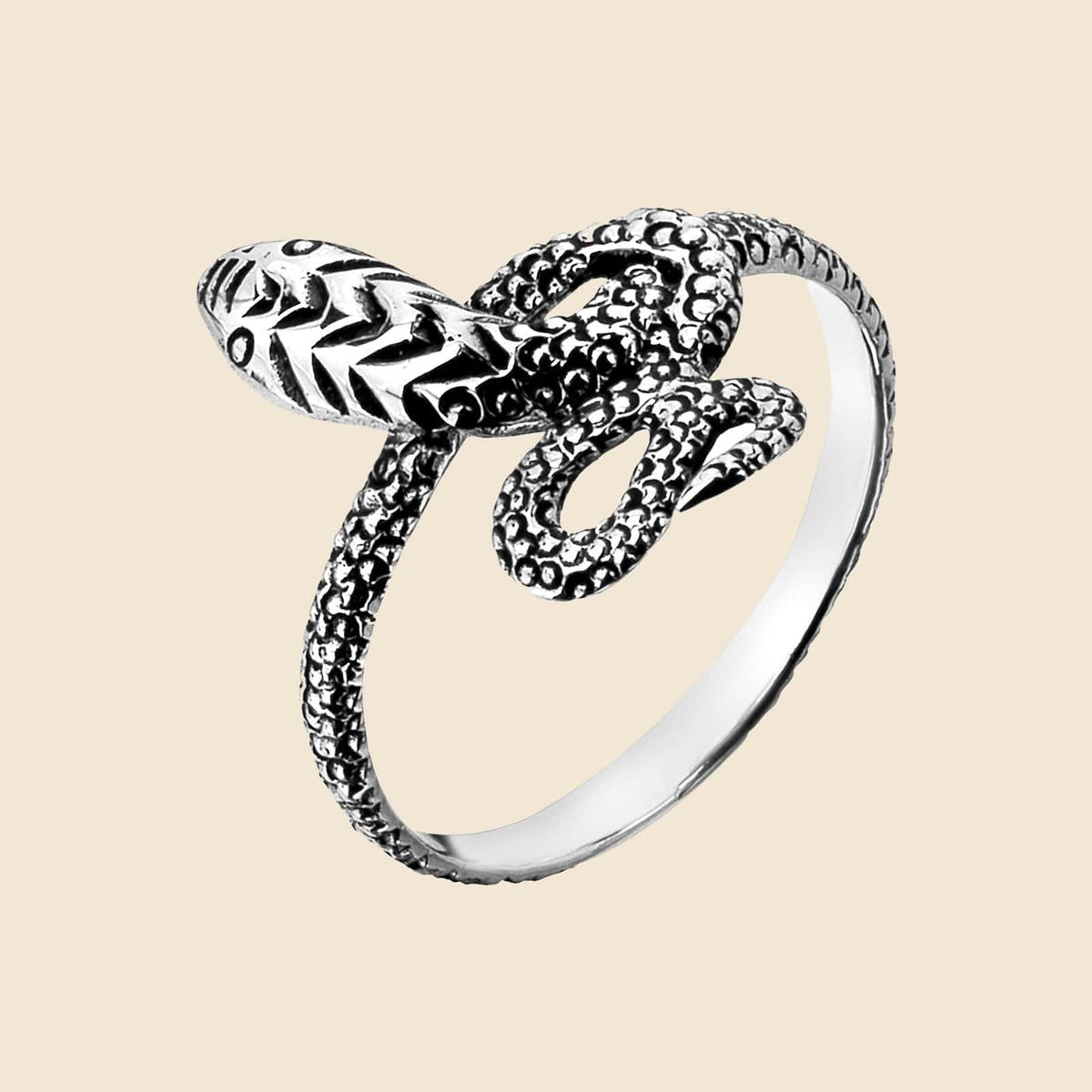 Sterling Silver Small Snake Ring
