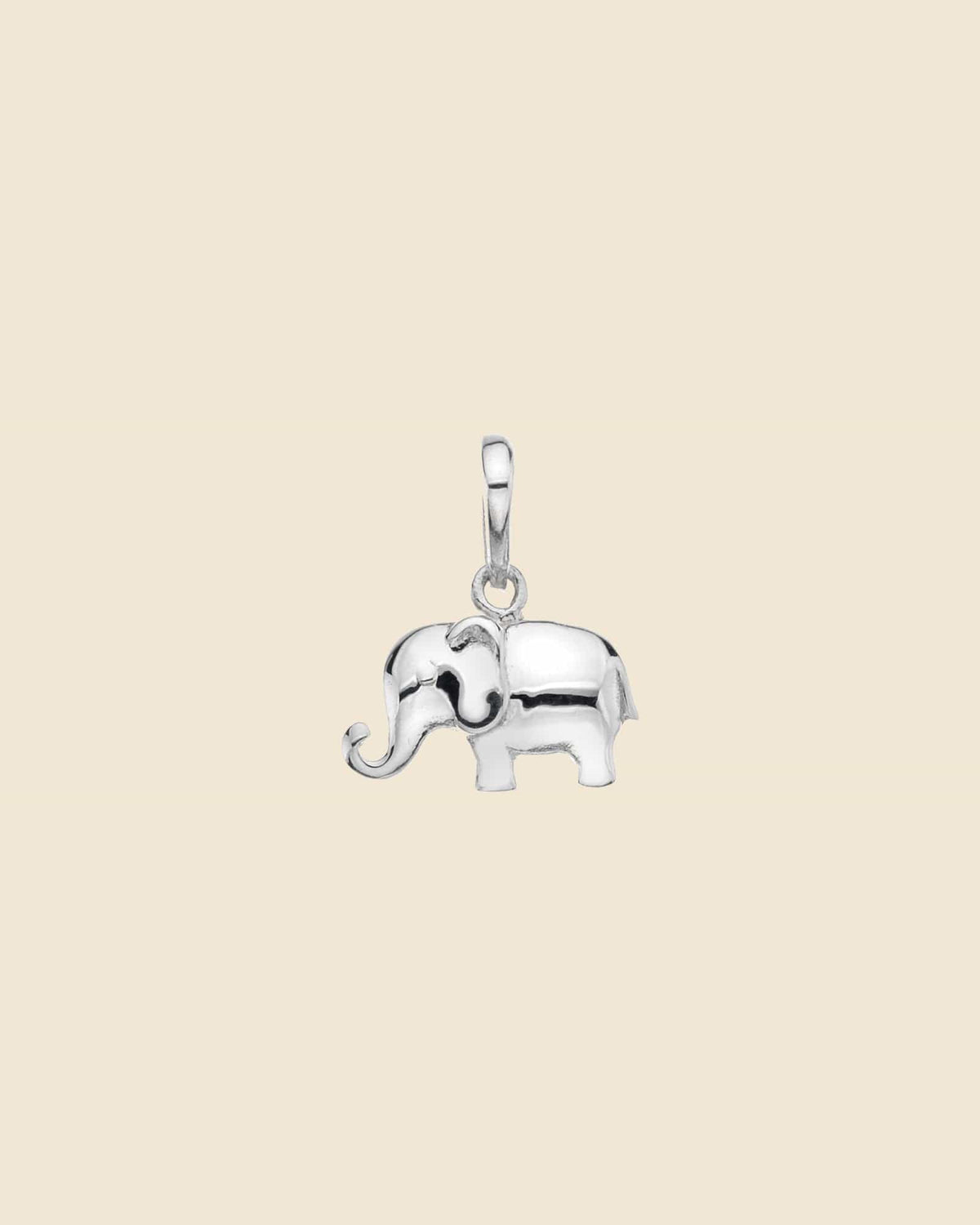 Sterling Silver Small Elephant Pendant