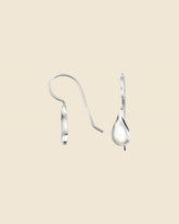 Sterling Silver and Mother of Pearl Elegant Teardrop Earrings